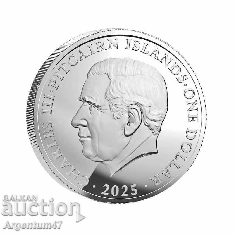 SILVER 1 OZ 2025 BRITANNIA - PITCAIRN ISLAND SNAKE with price 139.99 BGN | € 71.58 SILVER 1 OZ 2025 BRITANNIA - PITCAIRN ISLAND SNAKE with price 139.99 BGN | € 71.58