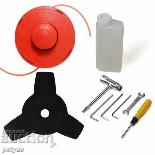 Two-stroke gasoline grass trimmer TAIGA 68cc; 3.8 hp - 5 Two-stroke gasoline grass trimmer TAIGA 68cc; 3.8 hp - 5