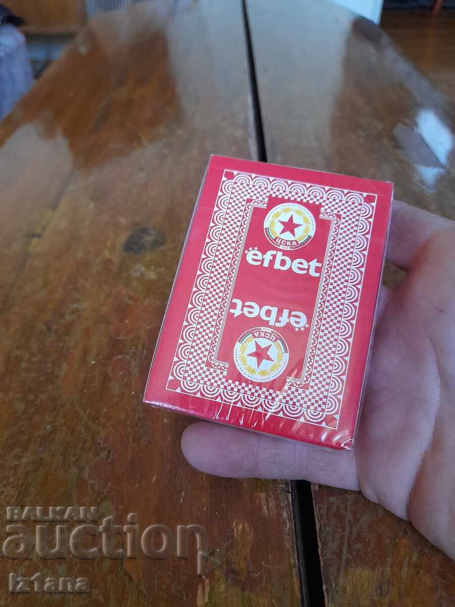 CSKA playing cards with price 32.00 BGN | € 16.36