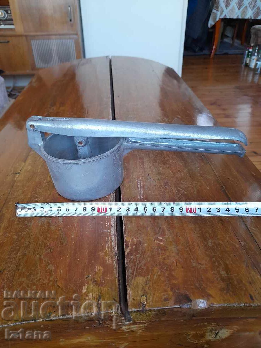 Old potato press with price 22.00 BGN | € 11.25 Old potato press with price 22.00 BGN | € 11.25