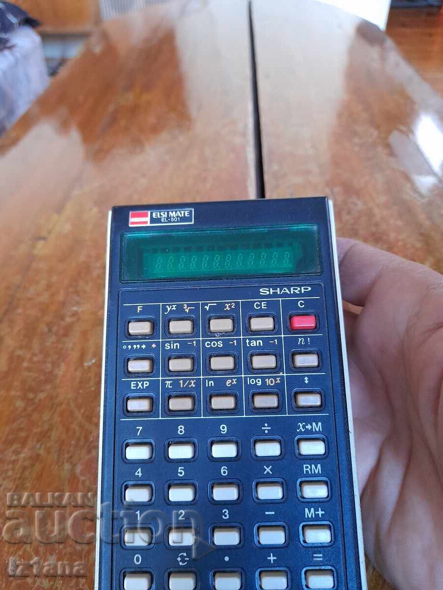 Calculator vechi Sharp Elsi Mate EL-501 cu preț 55.00 BGN | € 28.12