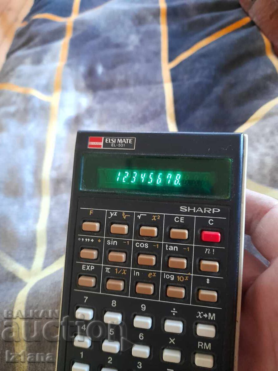 Calculator vechi Sharp Elsi Mate EL-501 - 7