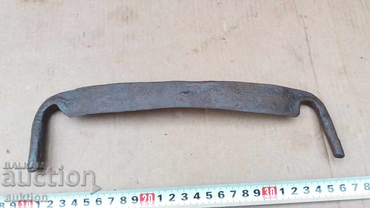 Auction FORGED REVIVAL WOODWORKING ROCKER Auction FORGED REVIVAL WOODWORKING ROCKER