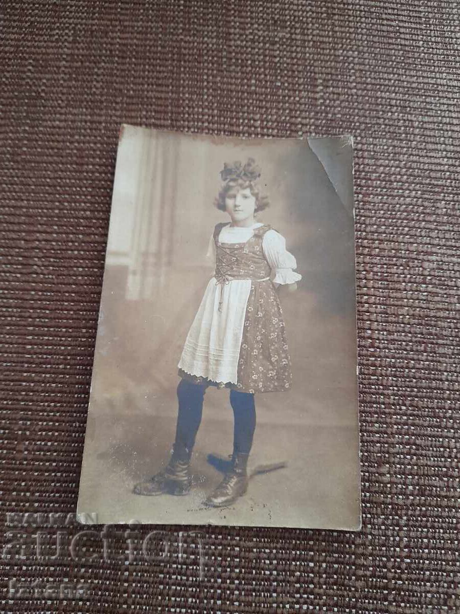 Old card, photo Old card, photo