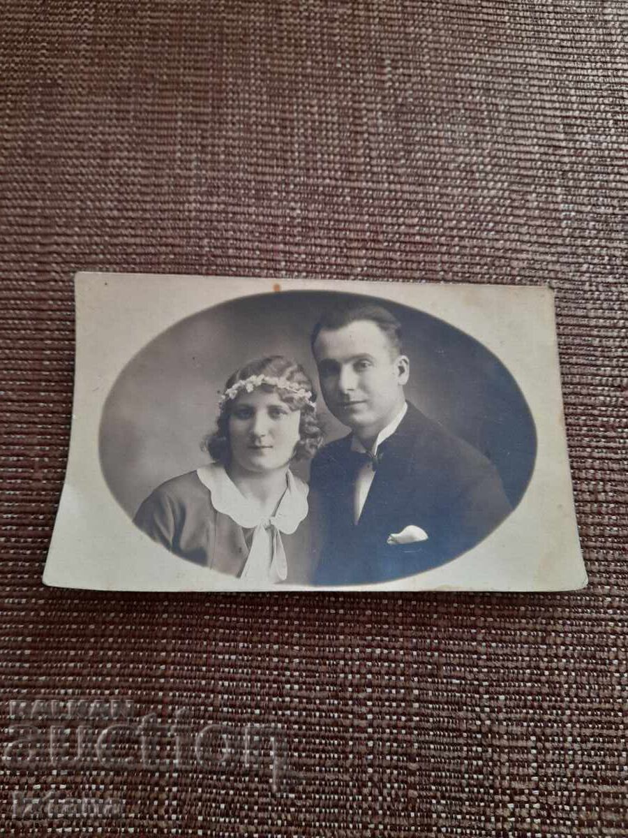 Old card, photo