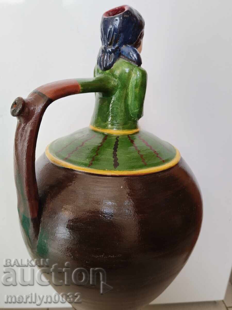 Old pitcher girl, pottery, jar, krondir - 7 Old pitcher girl, pottery, jar, krondir - 7