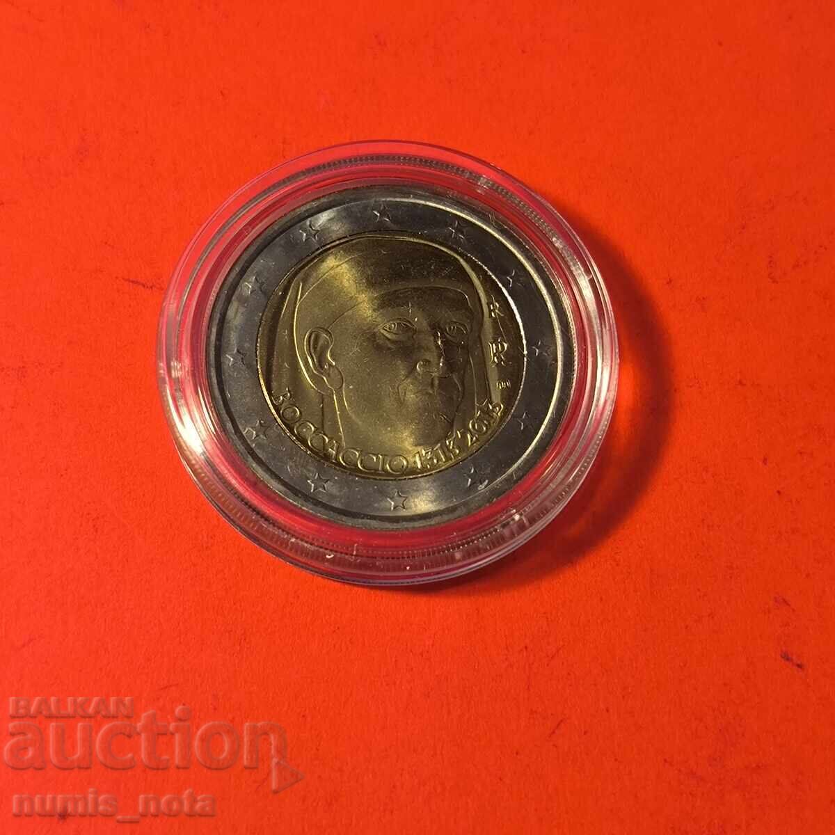 Italia 2 euro 2013 Giovanni Boccaccio Italia 2 euro 2013 Giovanni Boccaccio