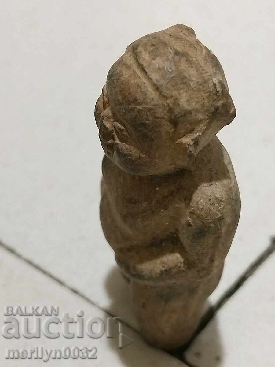 Livrarea Veche jucărie pentru copii, figurină din ceramică din lut Livrarea Veche jucărie pentru copii, figurină din ceramică din lut