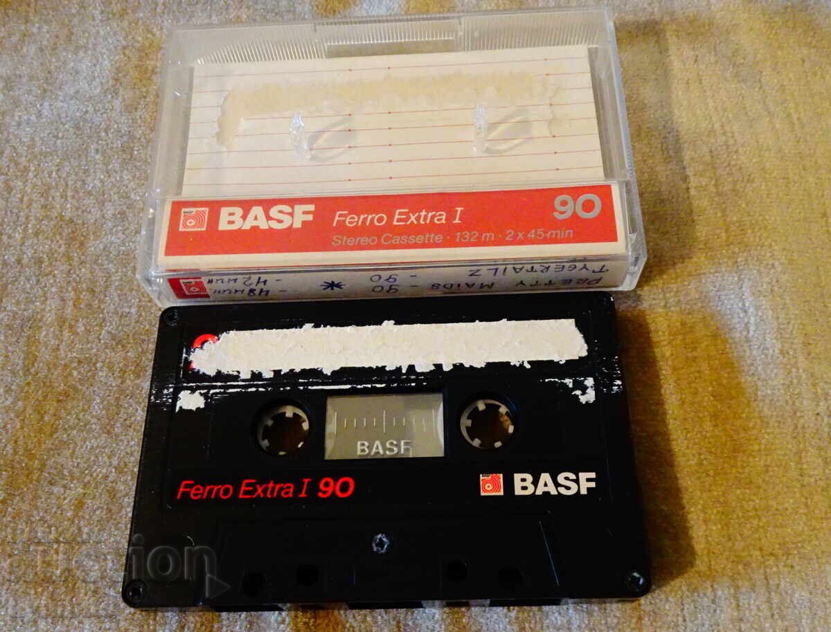 BASF audio cassette with Pretty Maids and Tygertailz with price 12.00 BGN | € 6.14 BASF audio cassette with Pretty Maids and Tygertailz with price 12.00 BGN | € 6.14