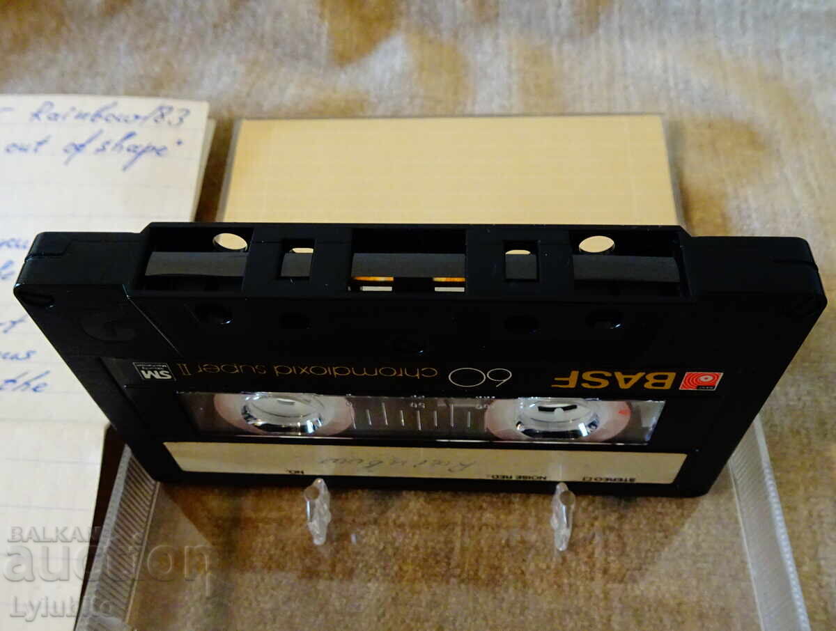 BASF audio cassette with Saga and Rainbow - 6 BASF audio cassette with Saga and Rainbow - 6