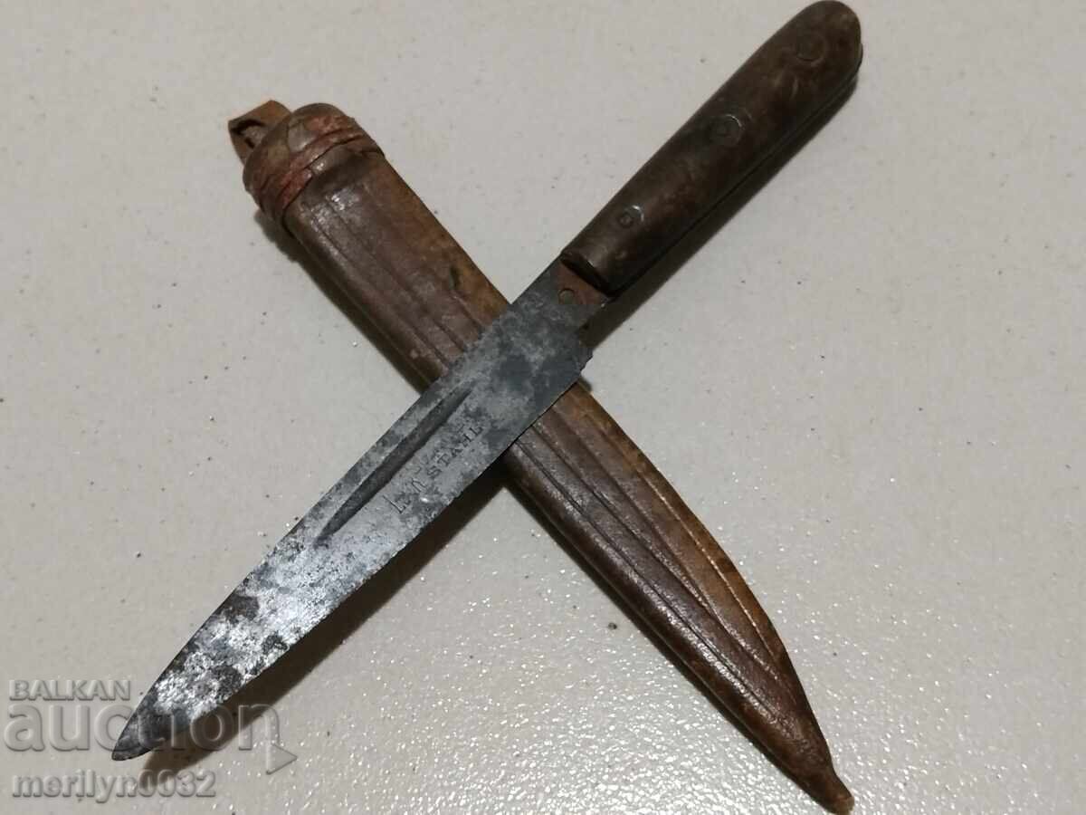 Markov Solingen Knife with Sheath Blade with price 88.00 BGN | € 44.99 Markov Solingen Knife with Sheath Blade with price 88.00 BGN | € 44.99