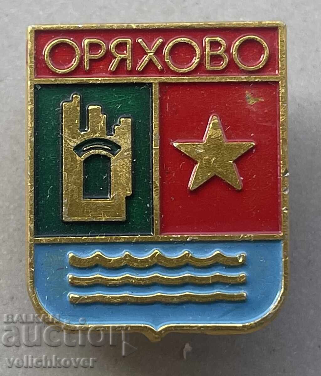 40512 Bulgaria Badge with the Coat of Arms of the City of Oryahovo 40512 Bulgaria Badge with the Coat of Arms of the City of Oryahovo