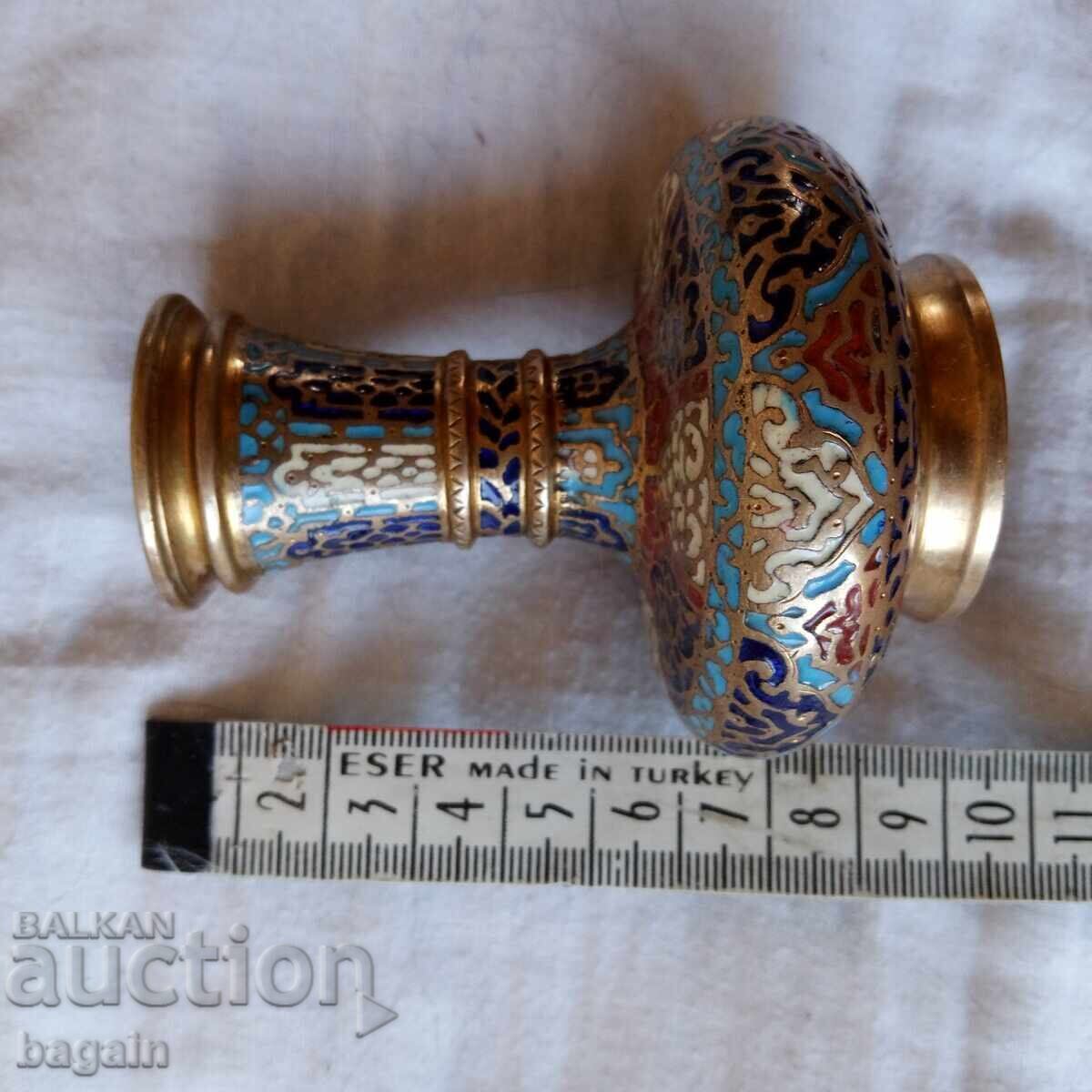 Delivery of Limoges Vase. Bronze. Enamel