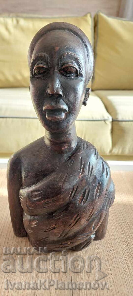 Sculptură în lemn Africa pentru cunoscători, excelentă cu preț 45.00 BGN | € 23.01
