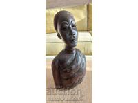 Sculptură în lemn Africa pentru cunoscători, excelentă