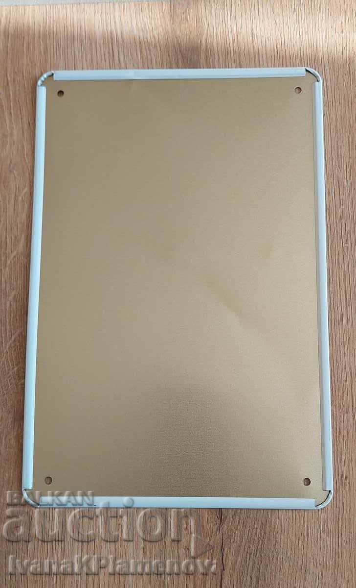 Метална табела за колекционери - 6