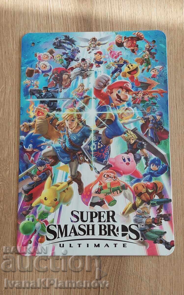 Metal sign for collectors