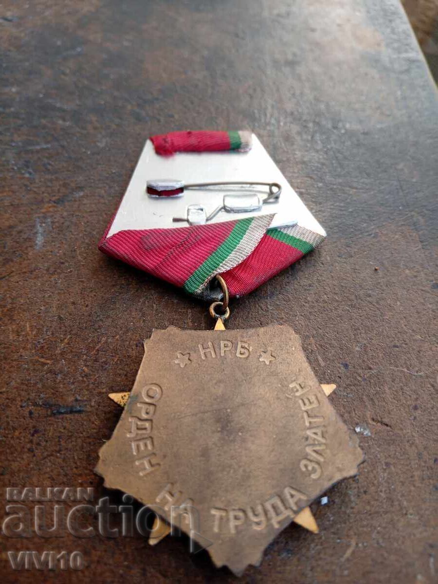 Golden Order of Labor with price 20.00 BGN | € 10.23