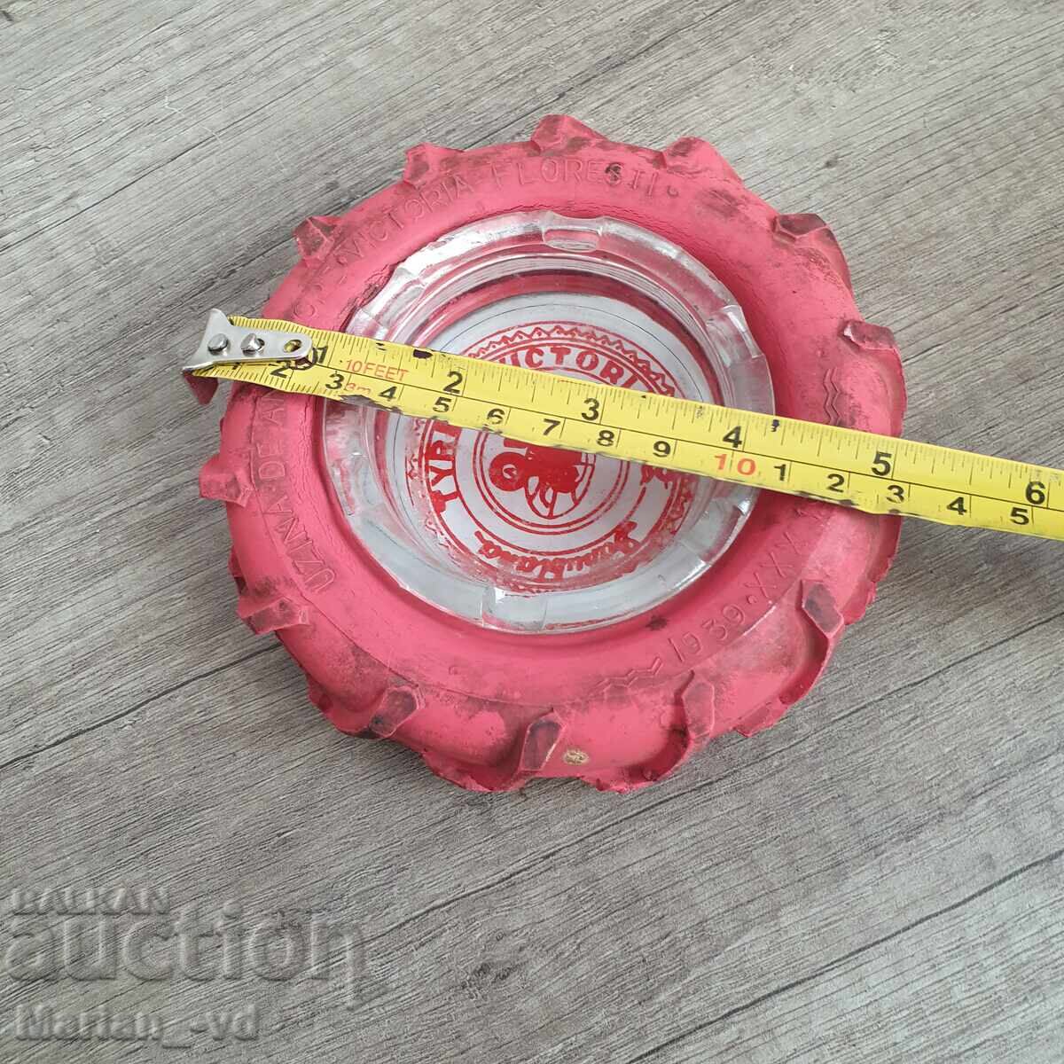 Glass retro collection - ashtray VICTORIA 1969 - 7 Glass retro collection - ashtray VICTORIA 1969 - 7