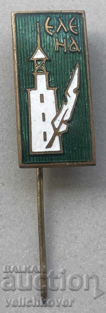 40519 Bulgaria badge with the coat of arms of the town of Elena, enamel 40519 Bulgaria badge with the coat of arms of the town of Elena, enamel