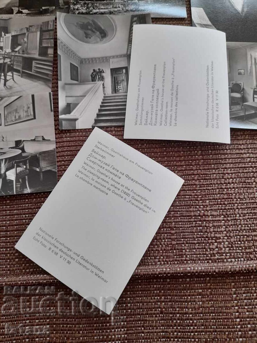 Auction Old brochure, prospectus The Goethe House Auction Old brochure, prospectus The Goethe House