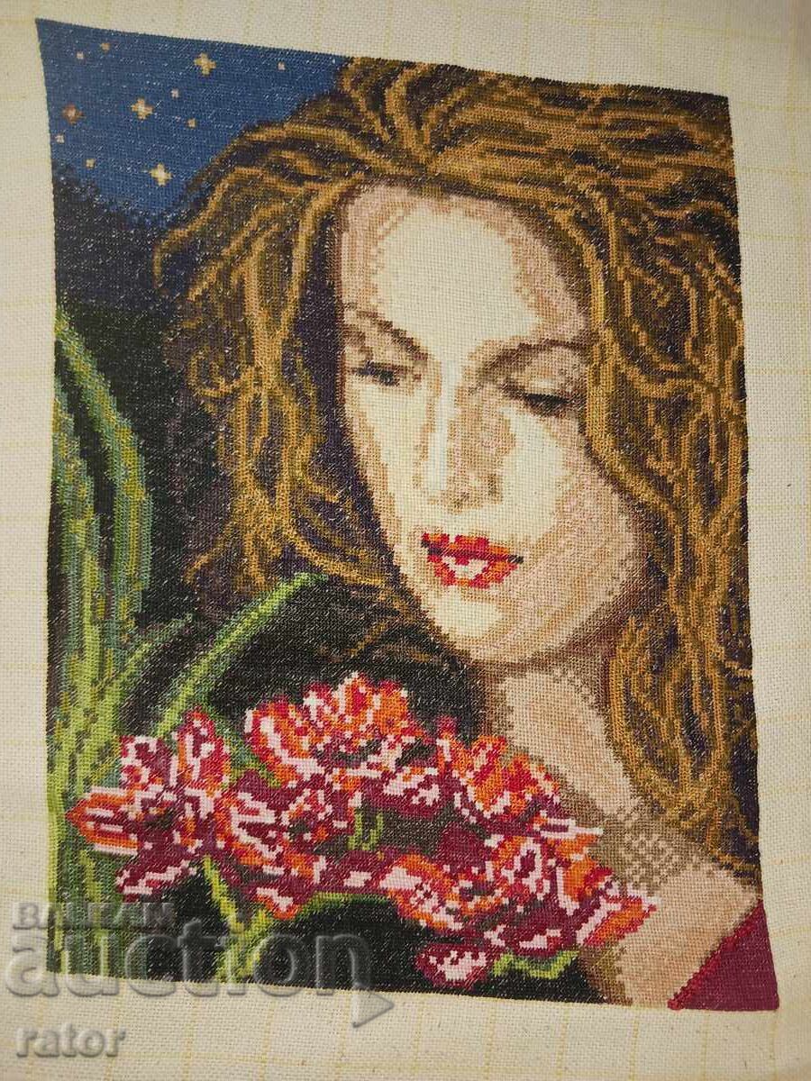 Παράδοση Παλιό χειροποίητο κέντημα