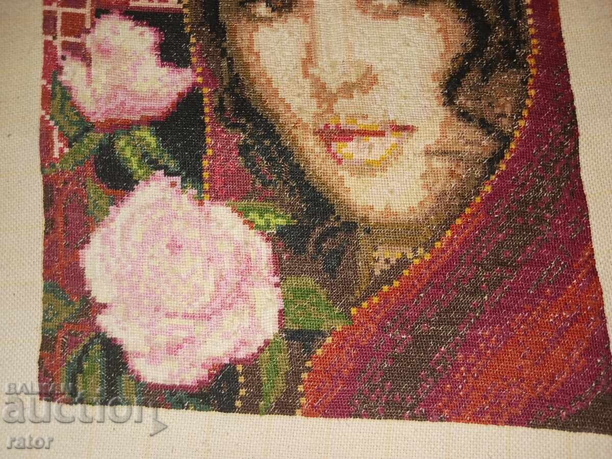 Παράδοση Παλιό χειροποίητο κέντημα