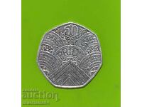 50 pence Marea Britanie 2022