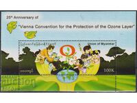 Καθαρό μπλοκ Προστασίας της στιβάδας του όζοντος 2010 από τη Μιανμάρ Βιρμανία