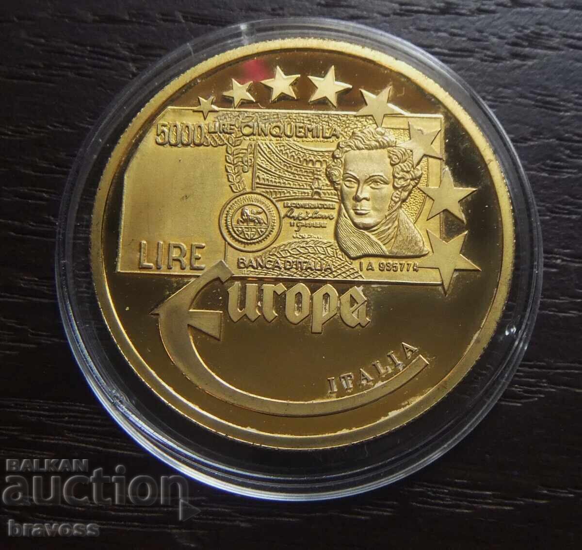 Europa - Monedă Unificată - 2003 - Italia Europa - Monedă Unificată - 2003 - Italia