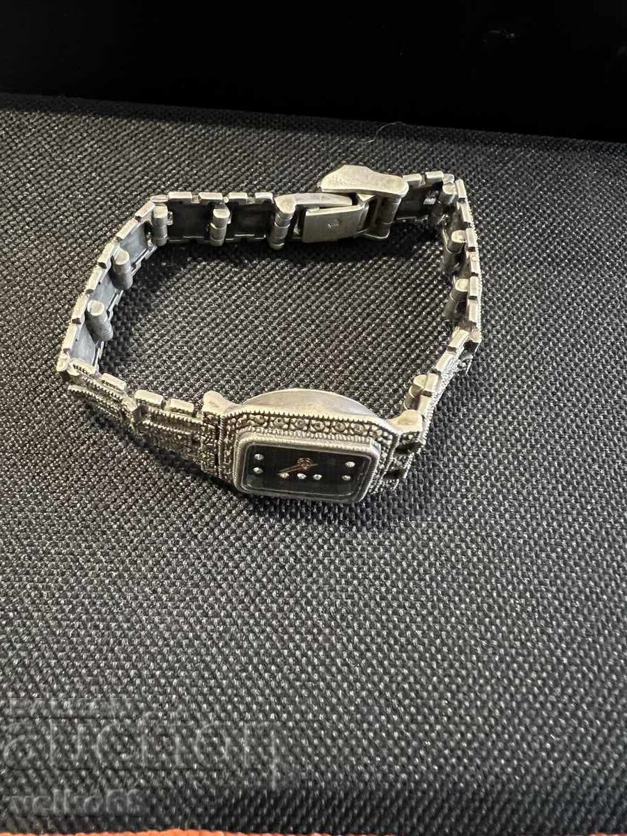 Auction  Silver watch jewelry female