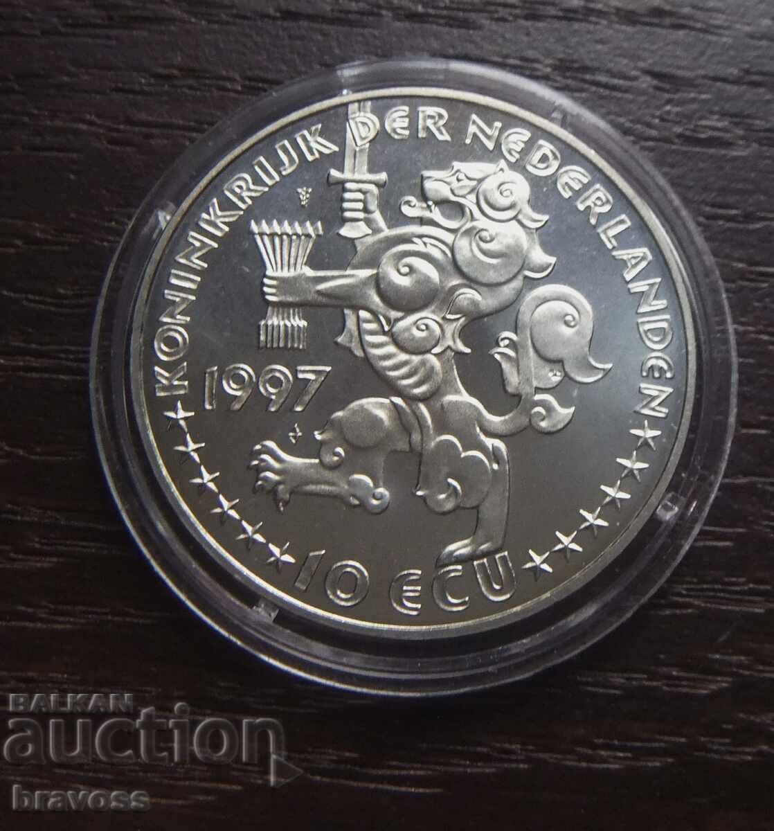 Netherlands - 10 Écus 1997 with price 20.49 BGN | € 10.48 Netherlands - 10 Écus 1997 with price 20.49 BGN | € 10.48