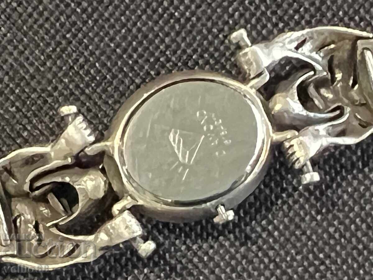 Silver watch, women's - 5