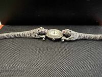 Silver watch, women's