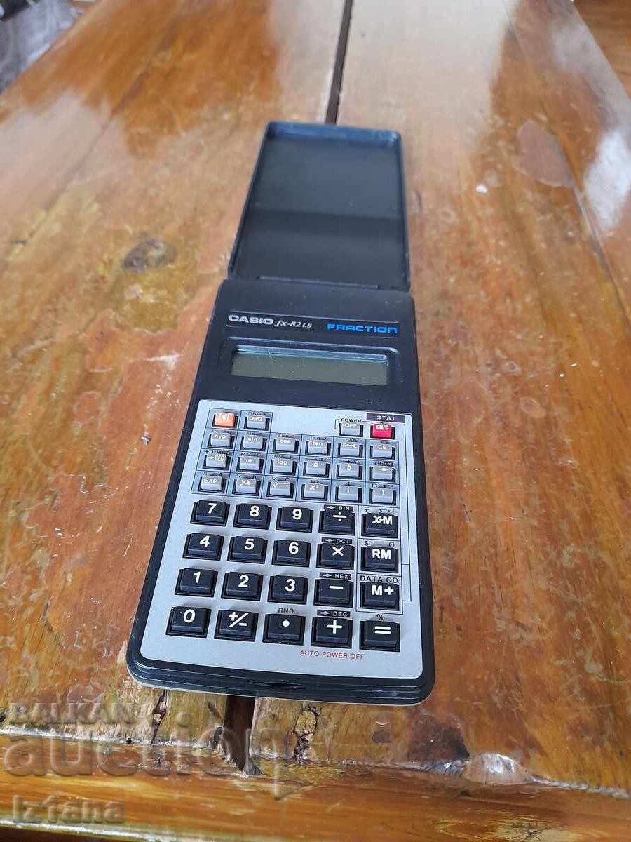 Auction Old calculator FX-82 LB Auction Old calculator FX-82 LB