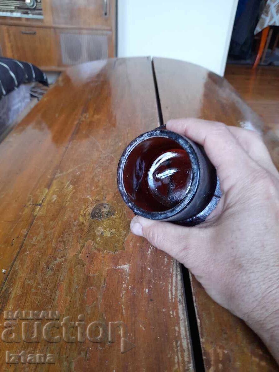 Old glass stopper, stopper with price 15.00 BGN | € 7.67 Old glass stopper, stopper with price 15.00 BGN | € 7.67