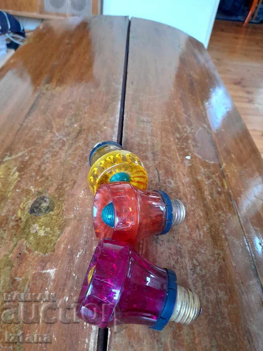 Delivery of Old colored lamps