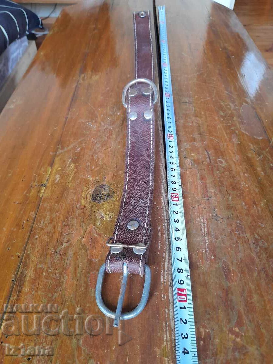 Licitație Lesă veche din piele pentru animale de companie Licitație Lesă veche din piele pentru animale de companie