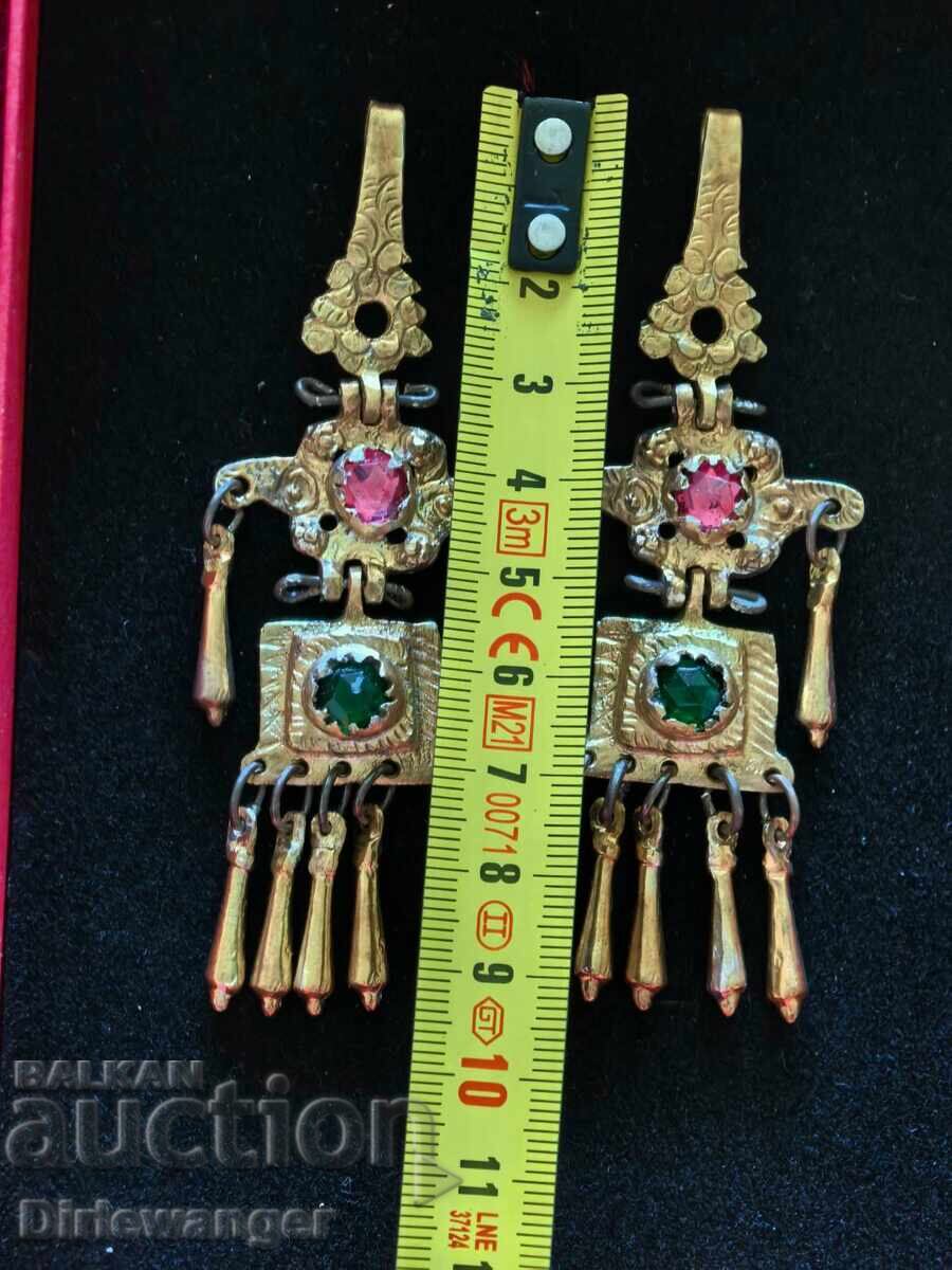 Auction Revival jewelry. Earrings. Silver. Gold plating Auction Revival jewelry. Earrings. Silver. Gold plating