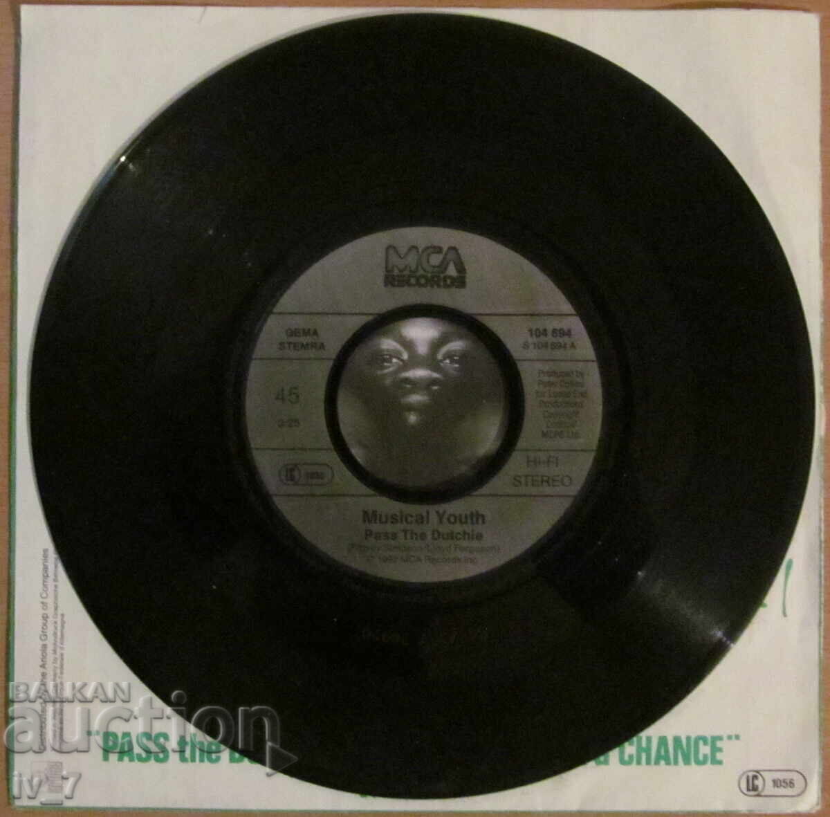 Auction GRAMOPHONE RECORD - small format Auction GRAMOPHONE RECORD - small format