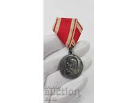 Rară medalie de argint rusă țaristă Pentru Merit Nicolae II