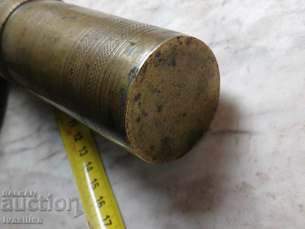 Old bronze mill with tugrik - 5 Old bronze mill with tugrik - 5