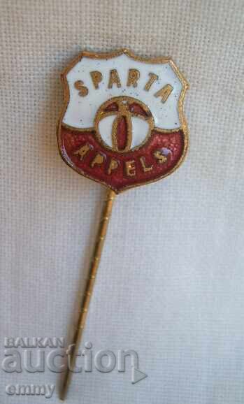 Σήμα ποδοσφαίρου - FC Sparta, gr.Απελς, Βέλγιο με τιμή 4.50 BGN | € 2.30
