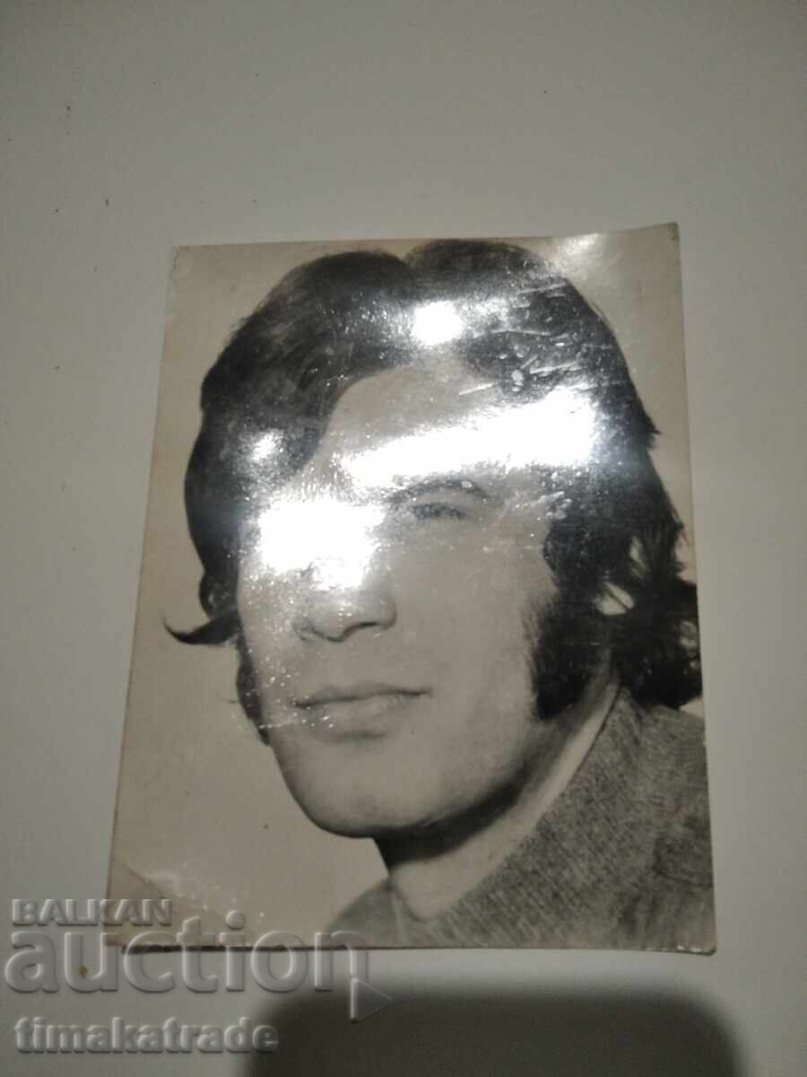 Cartolina / fotografie cu autograf Stefan Danailov