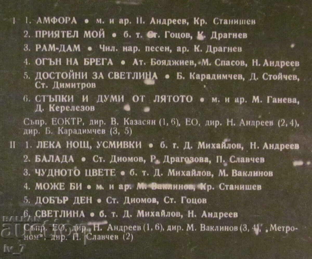 Auction GRAMOPHONE RECORD - TONIKA, large format Auction GRAMOPHONE RECORD - TONIKA, large format