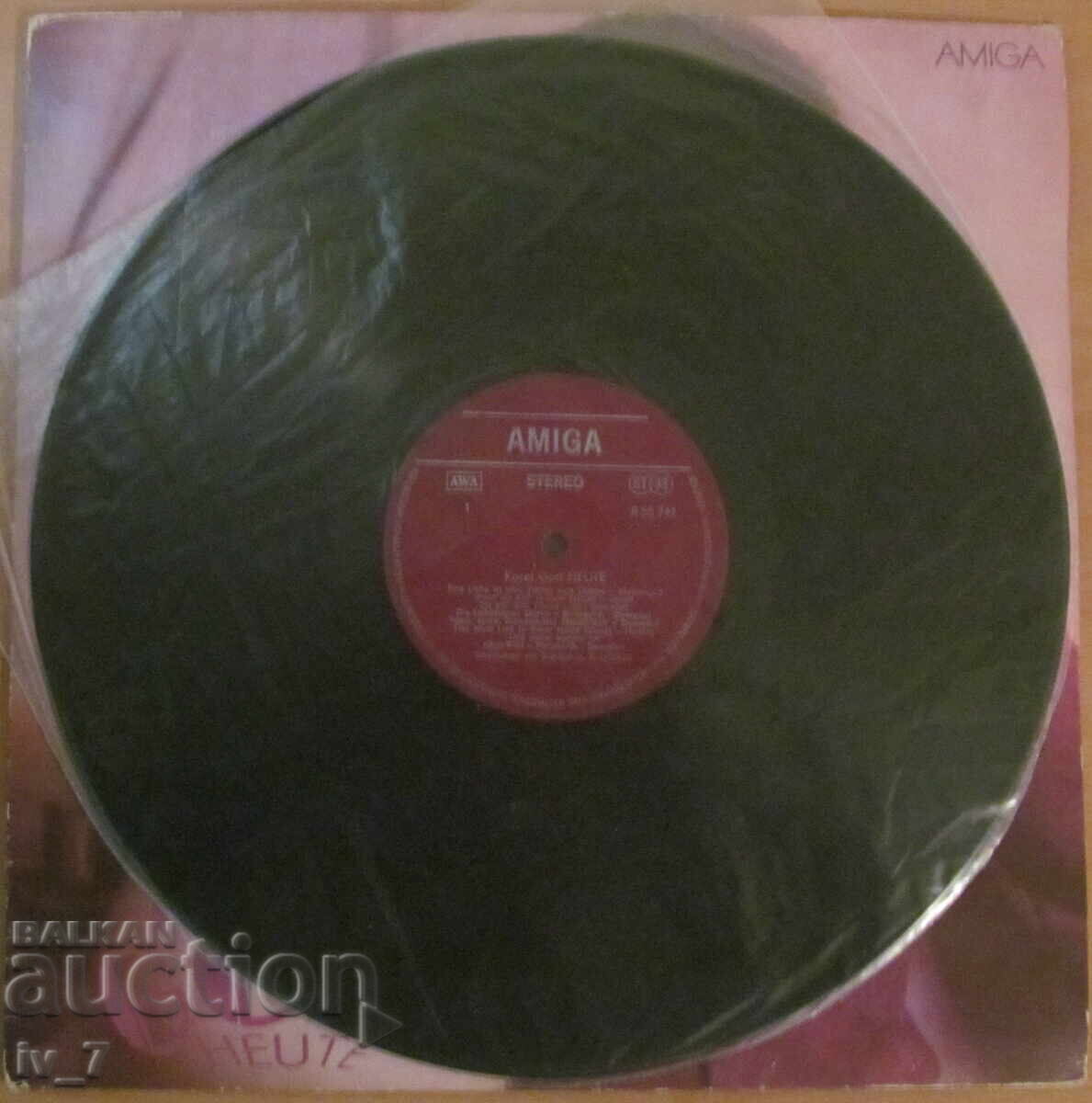 Auction GRAMOPHONE RECORD - KAREL GOTT, large format Auction GRAMOPHONE RECORD - KAREL GOTT, large format