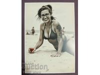 Postcard - Sexy Girl - New