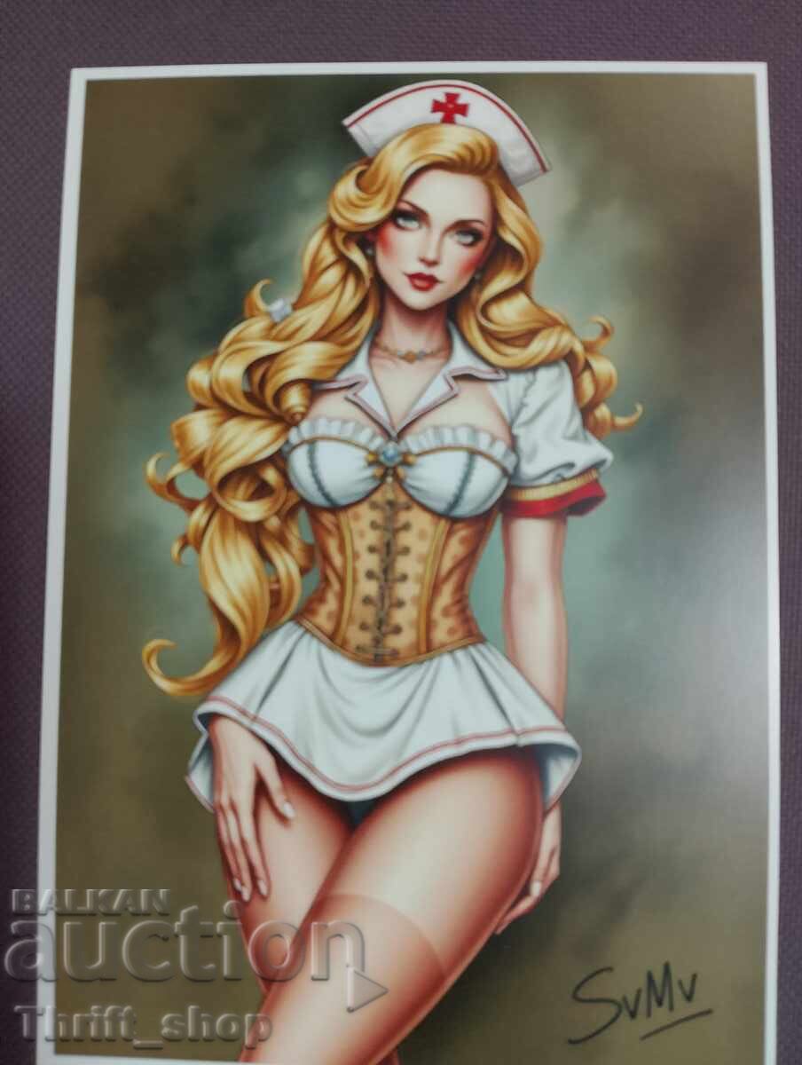 Γραμματόσημο - σέξι κορίτσι - Καινούργιο Γραμματόσημο - σέξι κορίτσι - Καινούργιο