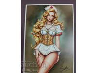 Γραμματόσημο - σέξι κορίτσι - Καινούργιο