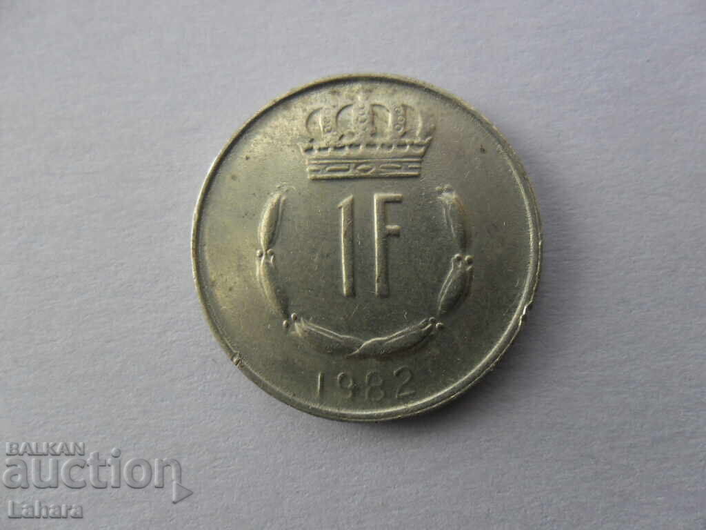 1 franc 1982 Luxemburg